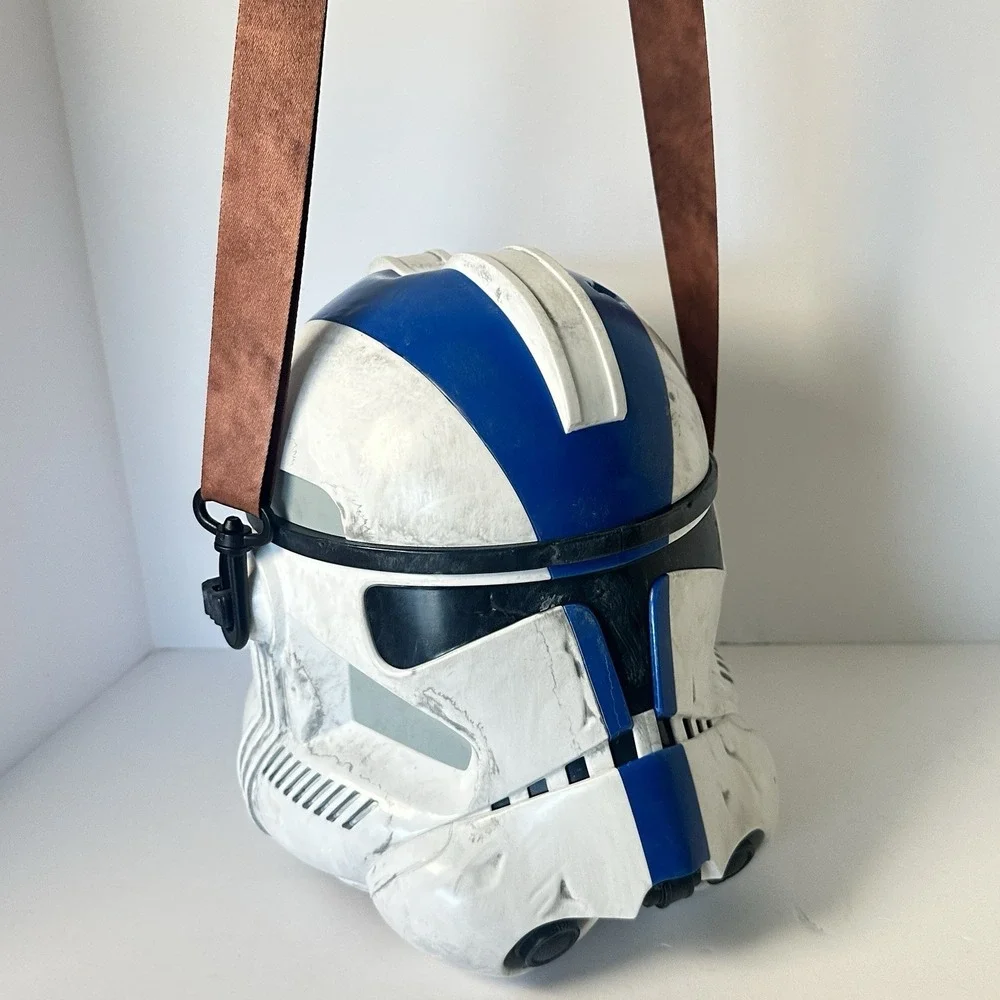 Disney Parks Star Wars Clone Trooper Helmet Popcorn Bucket w Strap